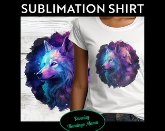 2 as 1 Wolves - Sublimation PNG Digital Download for Photo T-shirt - Wolf Lover