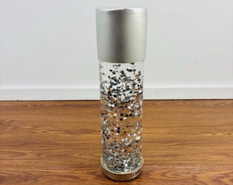 Vintage Fantasia Model 7000 Glitter Lamp Silver Motion Light  - Bottle Only!