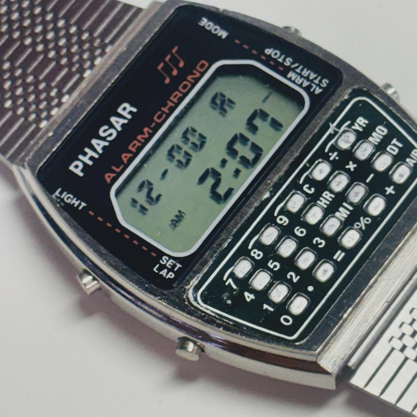 稼働品　SEIKO CALCULATOR-ALARM デジタル腕時計　ビンテージ Seiko Calculator Watch - Etsy