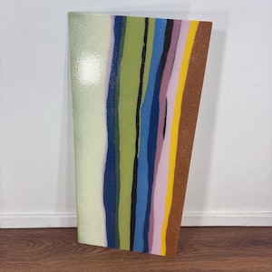 IKEA GYLLEN Wall lamp - Replacement Glass panel Only - Modern Abstract Stripes