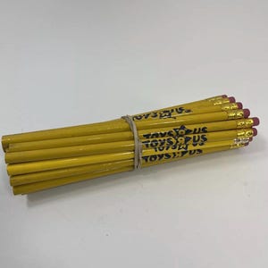 Vintage 80s / 90s HUGE Lot of 25 Toys R US Pencil Promo Advertising - Super Rare