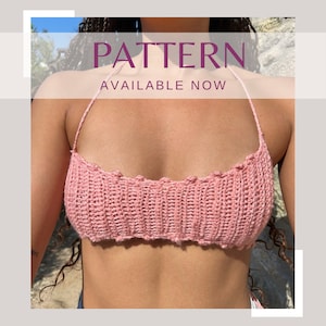 Crochet bralette bikini top pattern