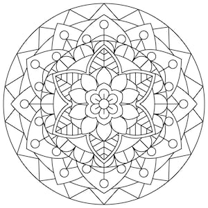 Mandala coloring pages