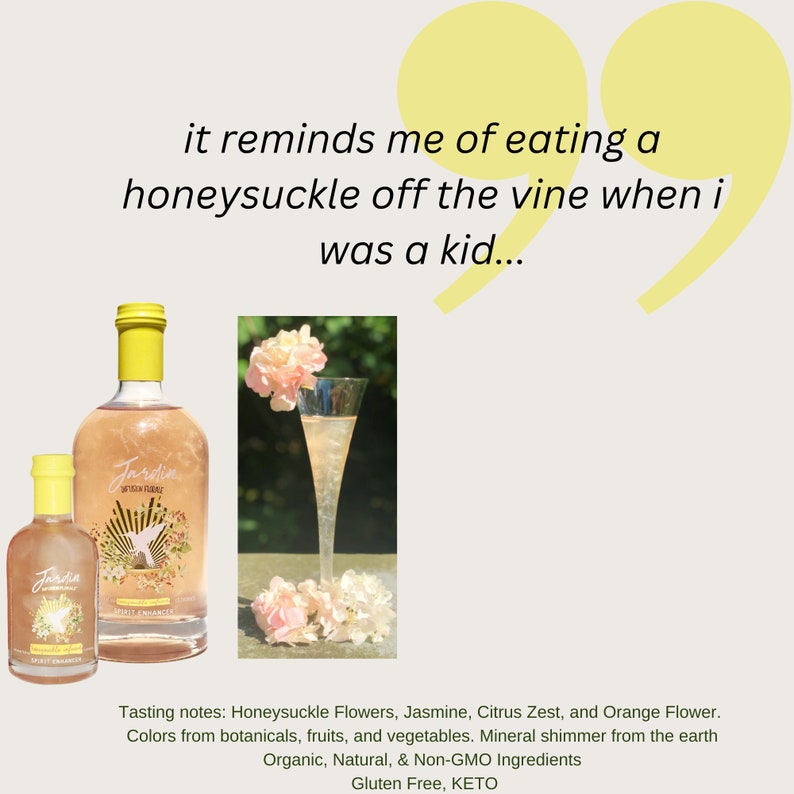 Sugar Free Honeysuckle Syrup for Cocktails and Mocktails. Etsy