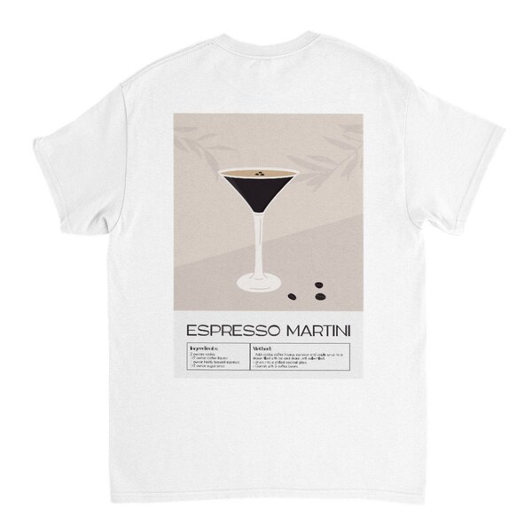 Espresso Martini Mens Shirt Etsy