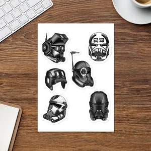 Star Wars - Bad Batch Inspired Vinyl Sticker Sheet