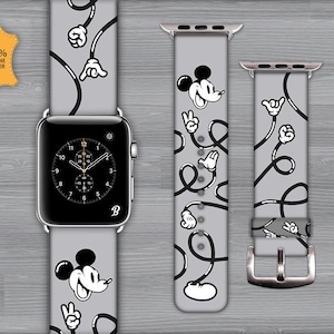 Mickey Mouse Elastic Watch Band - Etsy display picture 1