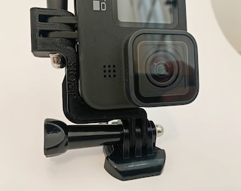 Gopro Vertical Mount Converter, Social Media GoPro Mount, Vertical Mount voor GoPro 9, Verticale montagegesp, GoPro Mount 3D Print