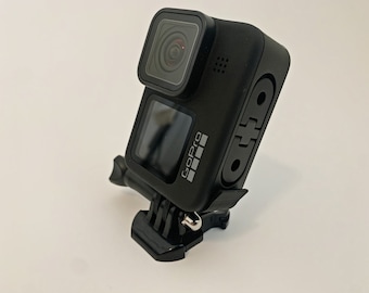 Battery Door Mount GoPro 9, 10, 11, Vertical Mount GoPro Door, Open GoPro Black Battery Door, GoPro Accessories, Door Mount With USB Port