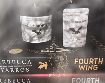 Fourth Wing Inspired Candles | Xaden Riorson - Violet Sorrengail
