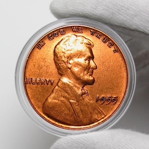 コイン 1955 55 ダブルダイ リンカーンセント コレクターズコイン 米国記念コイン 古いコイン ギフトに最適 希少コイン コレクション用コイン