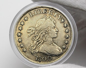Coins 1800 Liberty Draped Bust US Dollar Collectibles Coins US Commemorative Coins Old Coins Perfect For Gifts Rare Coins To Collect