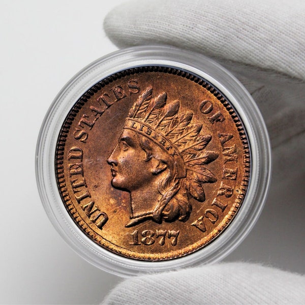 COINS 1877 Indian Head One Cent Collectibles Coins US Commemorative Coins Old Coins Perfect For Gifts Antique Coin Coins To Colllect