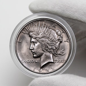 アメリカ 1921年 1ドル銀貨 モルガンダラー（極美～未使用