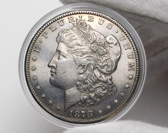 Coins 1878 CC Morgan Dollar Silver Plated Collectibles Coins US Commemorative Coins Old Coins Perfect For Gifts Antique Coins To Collect