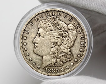 Coins 1880 CC Morgan Dollar Silver Plated Collectibles Coins US Commemorative Coins Old Coins Perfect For Gifts Antique Coins To Collect