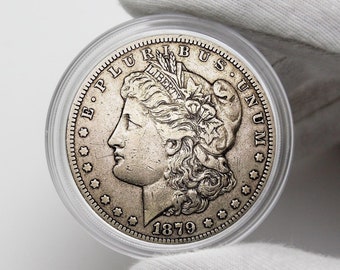 Coins 1879 CC Morgan Dollar Silver Plated Collectibles Coins US Commemorative Coins Old Coins Perfect For Gifts Antique Coins To Collect