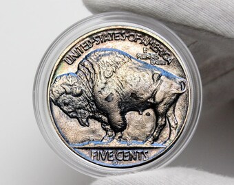 Coins 1937 D Buffalo Nickel Collectibles Coins US Commemorative Coins Old Coins Perfect For Gifts Antique Coin US Coins To Collect