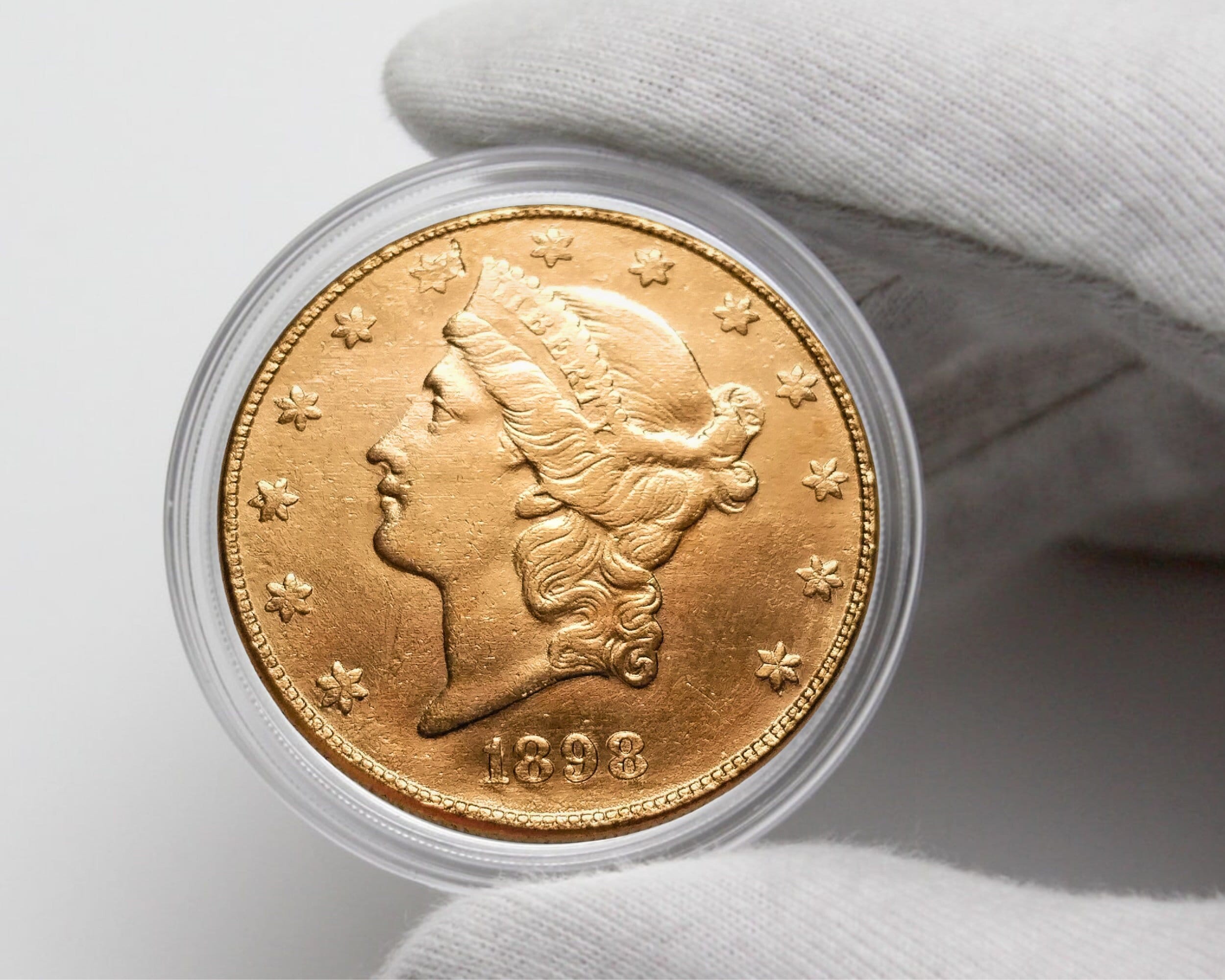 1898年 米ドル 99.9% シルバー 本物 1898 silver dollar - Etsy 日本