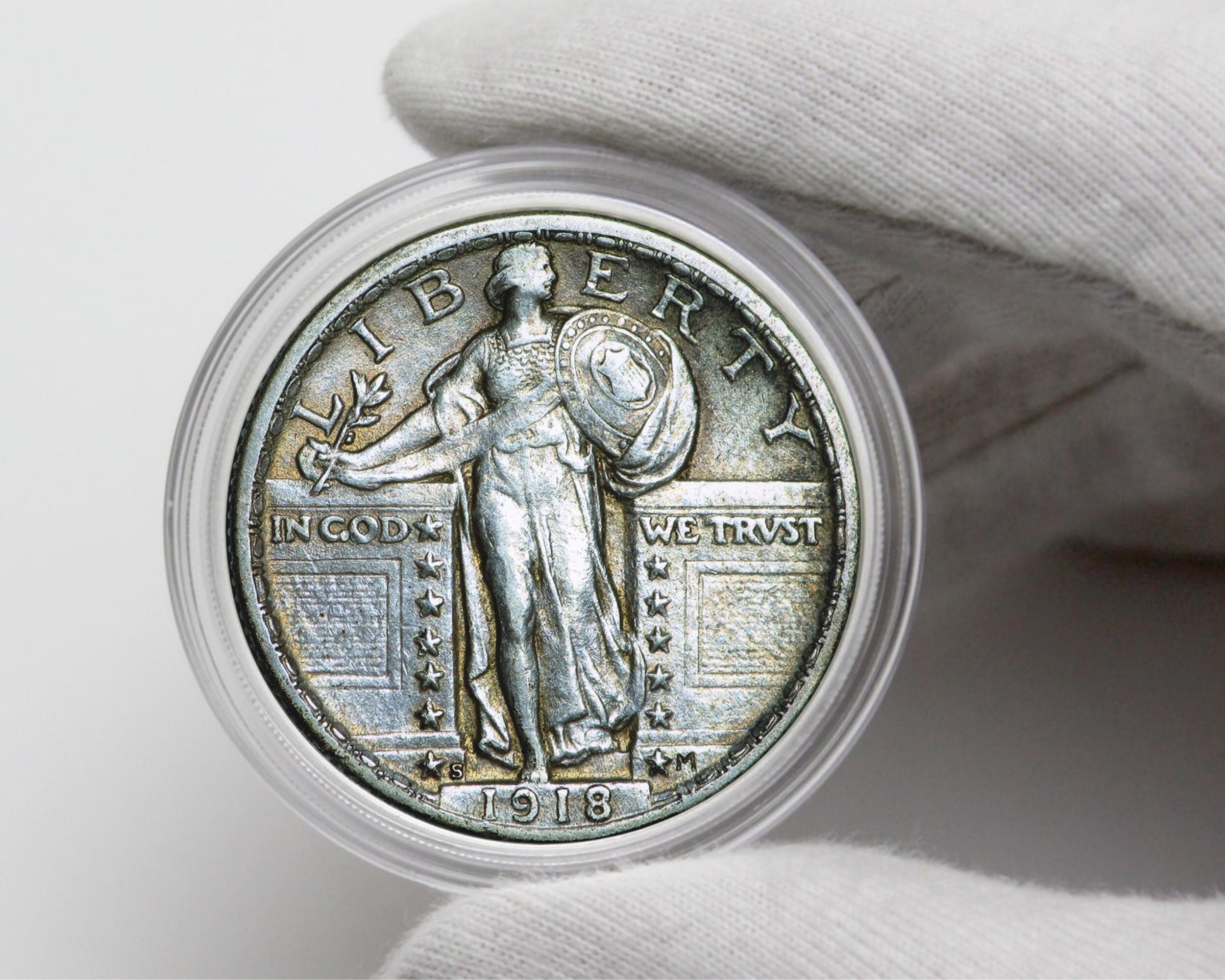 Standing Liberty Quarter 1918 - Etsy