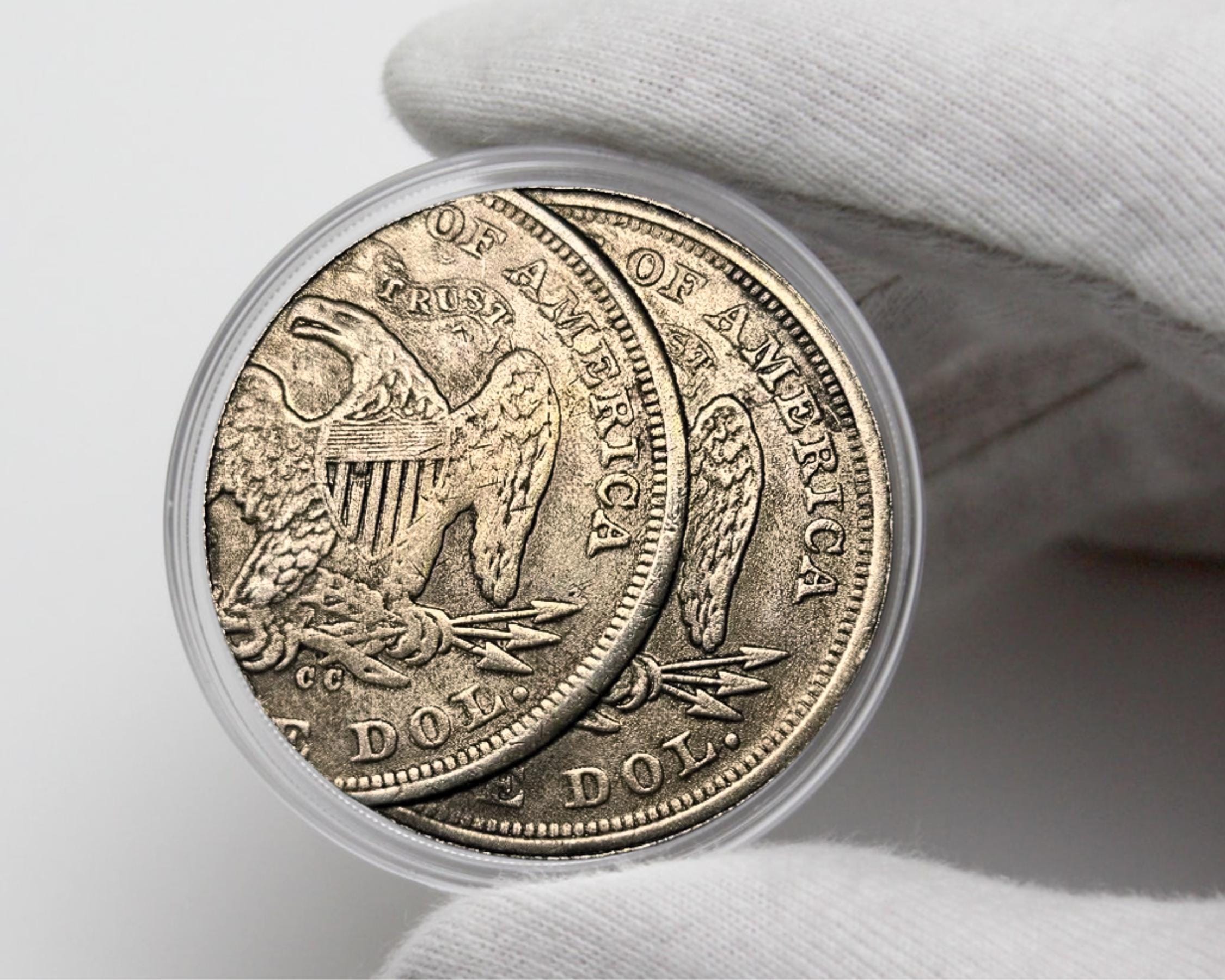コレクション coindot Coins 1870 CC Seated Liberty Error US Dollar Silver Plated