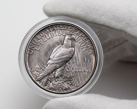 Coins 1921 Liberty Peace One Dollar Collectibles Coins US 