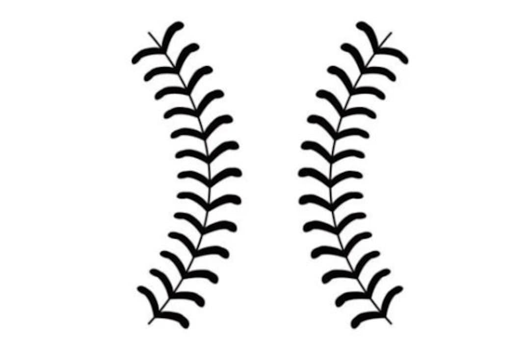 Baseball Laces Stitches SVG Digital Baseball PNG Baseball Etsy