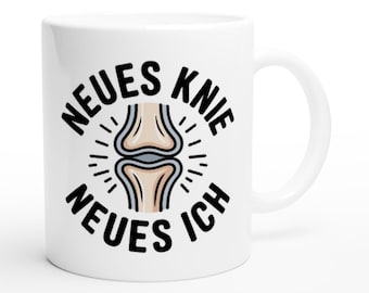 Knee Surgery Mug as a Gift for Knee Surgery, Knee Operation, Get Well Soon, Surgery Mug, Gift After Knee Surgery, Gifts for Knee Surgery