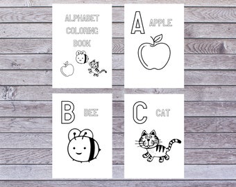 Alphabet coloring pages printable, alphabet letters printable, alphabet coloring book, alphabet preschool, baby alphabet book, letters