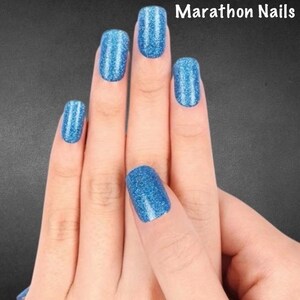 Caribbean Sea Nail Wraps, Nail Polish Strips, Nail Stickers