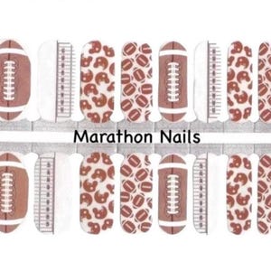 Touchdown Nail Wraps, Nail Polish Strips, Nail Stickers