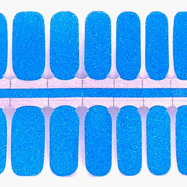 Caribbean Sea Nail Wraps, Nail Polish Strips, Nail Stickers