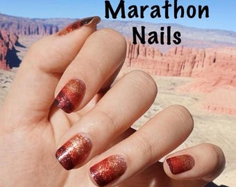 Desert Canyon Nail Wraps, Nail Polish Strips, Nail Stickers