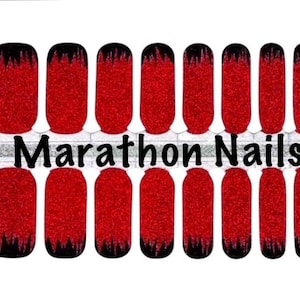 Vampire Bites Nail Wraps, Nail Polish Strips, Nail Stickers