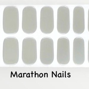 Pewter20ct Semi Cured Gel Nail Wraps