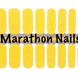 Sunshine Nail Wraps, Nail Polish Strips, Nail Stickers