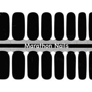 Charcoal Nail Wraps, Nail Polish Strips, Nail Stickers