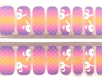 Catch Bunny If You Can Nail Wraps, Nail Polish Strips, Nail Stickers