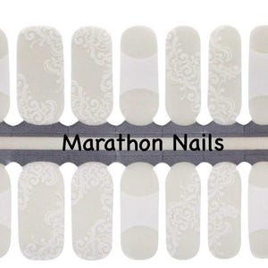 Tips and Scrolls Overlay Nail Wraps, Nail Polish Strips, Nail Stickers
