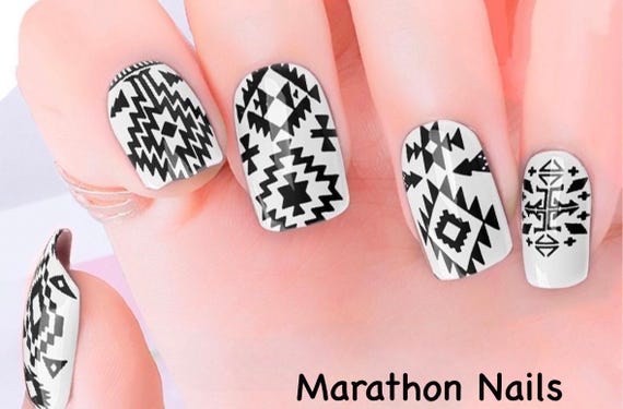 Classic Aztec Designs Nail Wraps, Nail Polish Strips, Nail Stickers