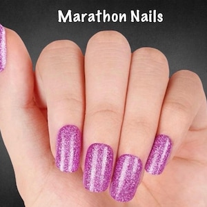 Deep Lavender Purple Nail Wraps, Nail Polish Strips, Nail Stickers