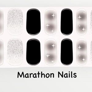Smoke Screen 20ct Semi Cured Gel Nail Wraps