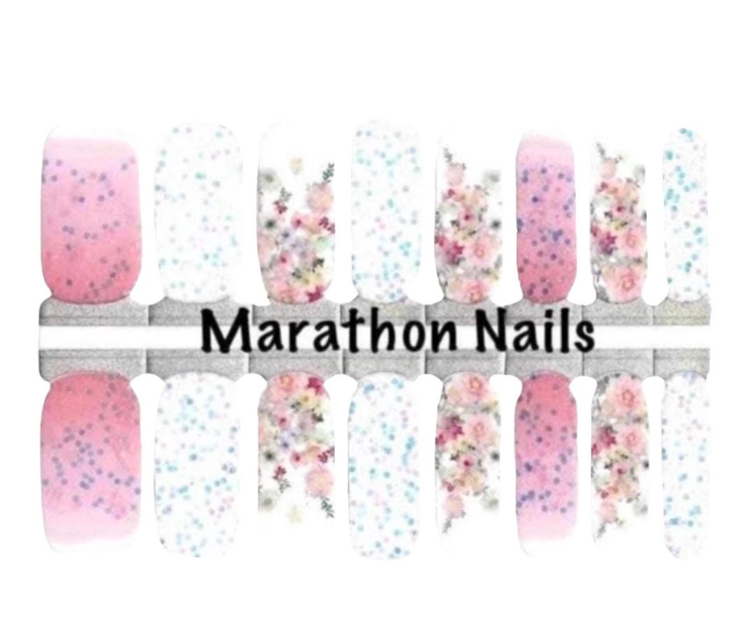 Spring Nail Wraps Spring Blossoms Nail Wraps, Nail Polish Strips, Nail Stickers - Etsy