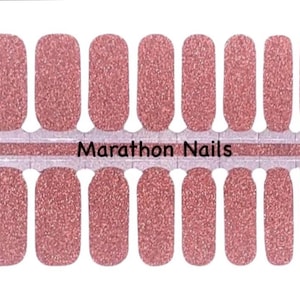 Rose Gold Nail Wraps, Nail Polish Strips, Nail Stickers