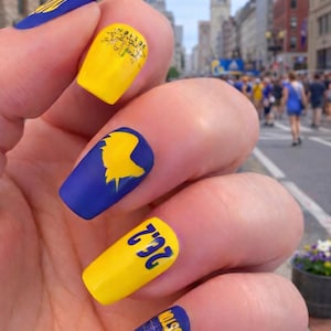 Chasing the Elusive Unicorn -Custom Designed Boston Race Nail Wraps, Nail Polish Strips, Nail Stickers