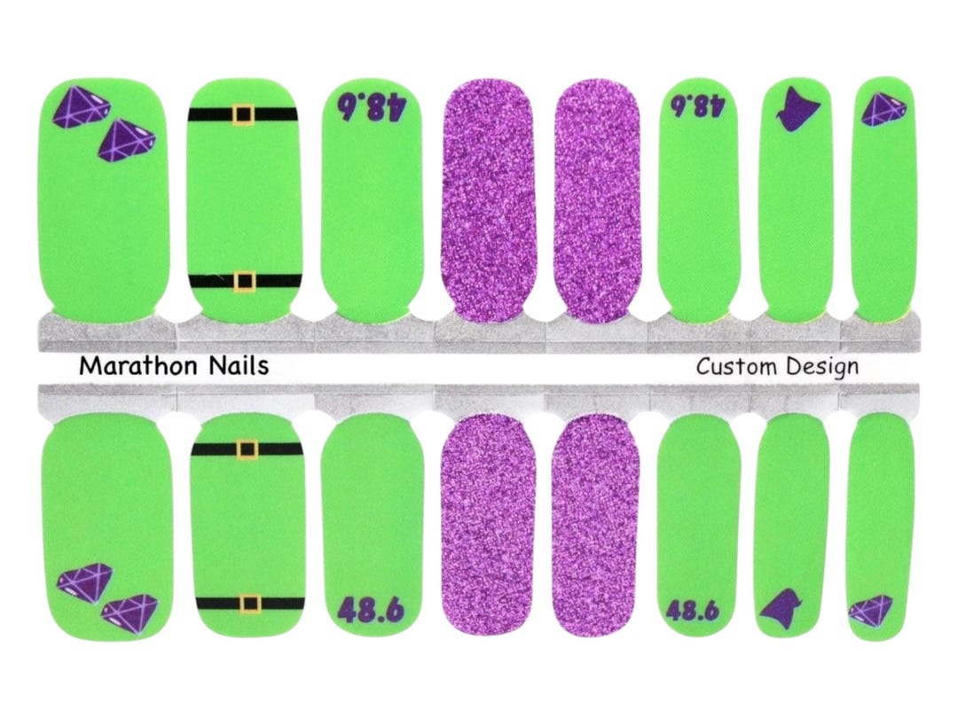 pthc candy girl 48.6 Miles to Dopey - Custom Designed Dopey Race Nail Wraps, Nail Polish  Strips, Nail Stickers - Etsy Denmark