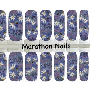 Bee Yourself Nail Wraps, Nail Polish Strips, Nail Stickers