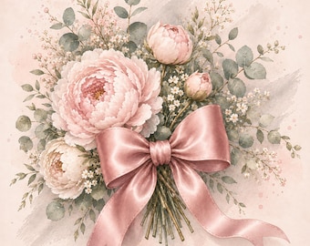Blush Peony Mahjong Mat | American Mahjong Game Surface
