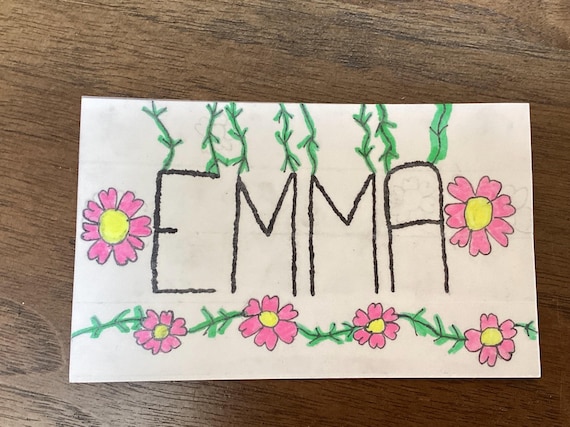 Draw Name Tag Cool Name Tag Drawings