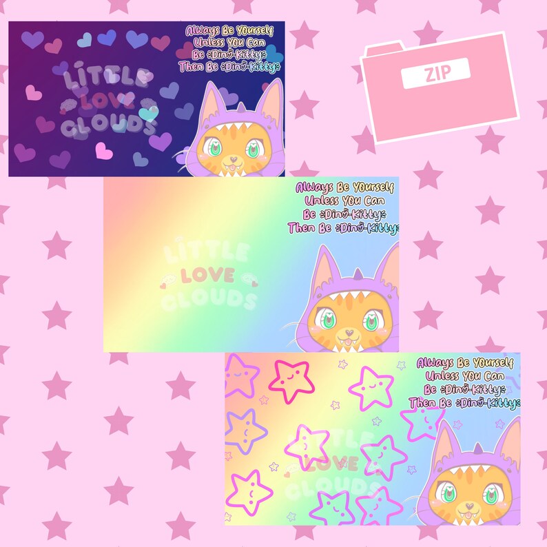 ABDL Little Space X15 Desktop Wallpapers Cute Characters - Etsy Hong Kong